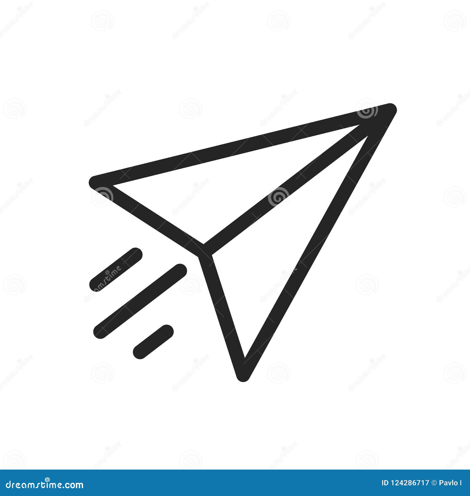 send , paper airplane icon - 